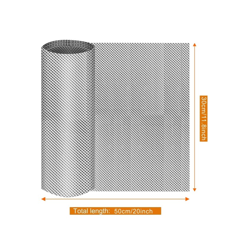 Ummickl 12'' x 20'' Embossed Aluminum Heat Shield High Temperature