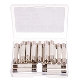 BOJACK 30AL250V 6x30mm 30A 250V Slow-Blow Ceramic Fuses 30 amp 250 Volt 0.24 x 1.18 Inch Ceramic Tube Time-delay Fuses(Pack of 20 Pcs)