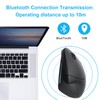 Ergonomic Mouse Vertical -Rechargeable 2.4GHz Optical (Bluetooth+USB+USB C) Modes Wireless