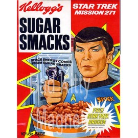 Spock Sugar Smacks Vintage Cereal Box High Quality Metal Fridge Magnet 3x4 7567
