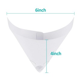 MAQIHAN 100PCS Paint Strainers Paper Cone Paint Mixing Cup Strainer Fine Mesh Filters Funnel Filter Disposable Spray Gun Sprayer Accessories Automotive Body Repair Paint Tools & Equipment