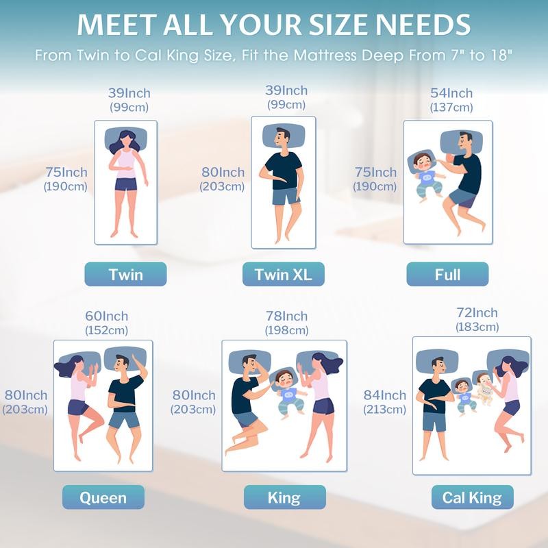 Reaks Bed Waterproof Rayon from Bamboo, Cooling Breathable Mattress Protector