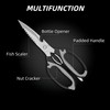 Sharp Kitchen Scissors Detachable with Soft Comfort Handle,Dishwasher Safe Cooking,