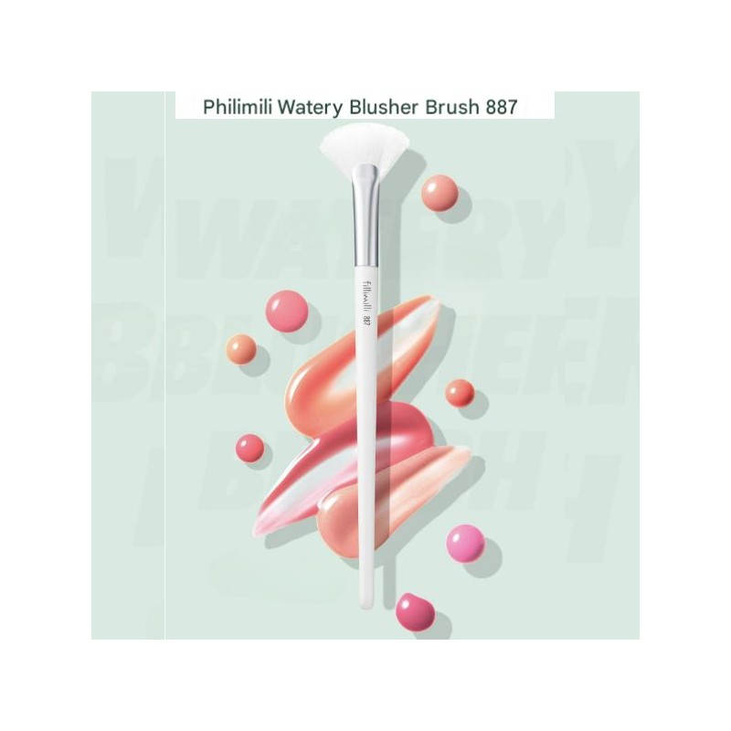 FILLIMILLI Watery Blusher Brush 887/Creamy Blusher Brush 888 With Make-up