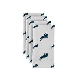 Fabric Textile Products Jockey Jump Multi Allover Napkins 18"x18" - 1 Dozen