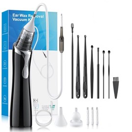 Strong Suction Earwax Removal Kit,400mAh Rechargeable Lithium Battery