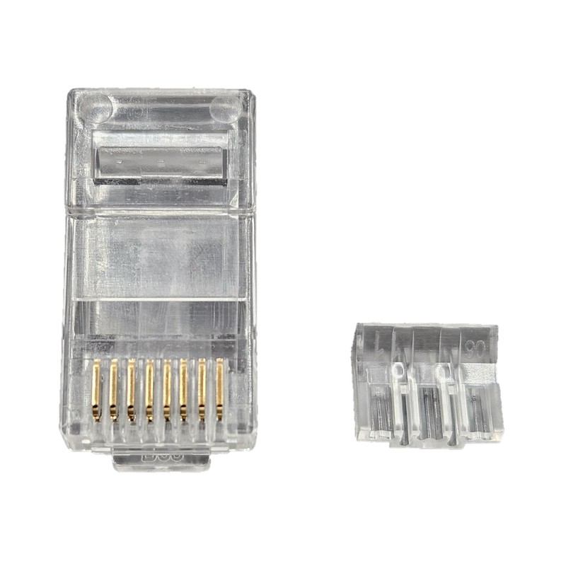 Micro Connectors Cat6/6A RJ45 Connectors for Slim Stranded (28AWG) Cable
