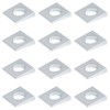 GBGS 12 Pcs 5/8" Bolt Square Beveled Structural Washers,1-3/8" x