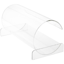 Plymor Clear Acrylic Horizontal Headband or Scarf Display (Countertop), 6.5" H x 12" W x 6.125" D