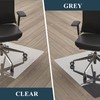 KIAYACI Glass Chair Mat for Carpet or Hard Floor Tempered