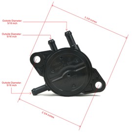 Rosotion (Ship from USA) OEM Briggs&Stratton, Mikuni Fuel Pump - 808492, 808656, 491922 /Item NO#8Y-IFW81854177767