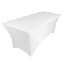 pod linen spandex stretch cover tablecloth for 6ft foot table