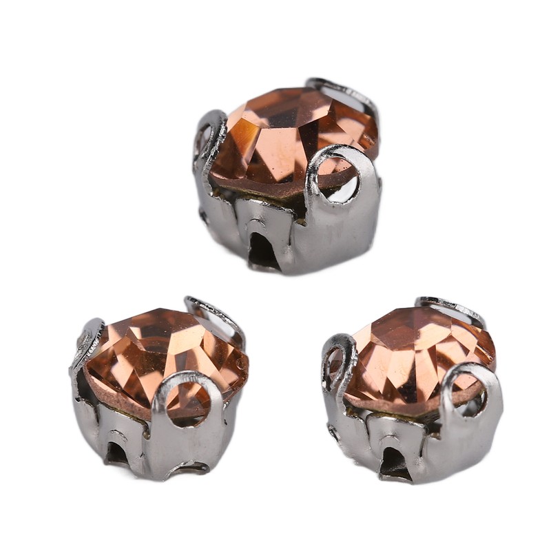 1440pcs Bulk Flatback Steel Back Rhinestones Cute Craft Rhinestones for