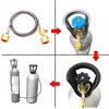 Co2 Tank Cylinder Refill Station Filling Charging Adapter With 60