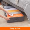 Lifewit 3 Pack UnderBed Storage Bags with Lid, Clothes Storage