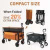TIMBER RIDGE 300L Extra Large Collapsible Folding Wagon Carts with