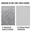 Fleece Throw Blanket for Sofa - Soft Checkered Single Blankets