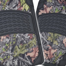 BDK Camouflage 4 Piece All Weather Waterproof Rubber Car Floor Mats - Fit Most Car Truck SUV, Trimmable, Heavy Duty - MT-684-CM