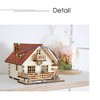 Young Modeler Desktop Wooden Model Kit Log House Cafe