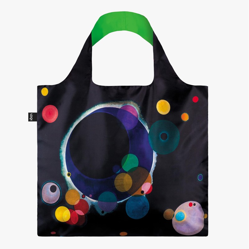 LOQI WASSILY KANDINSKY Several Circles Neon Green