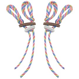 FMHXG 2PCS Competitive Shooting Accurate Light Bow Finger Rope Recurve Bow Guard Rope Wrist Rope Protective Rope Colorful Long 14cm Shooting Archery Accessories Adjustable Recurve Bow Rope