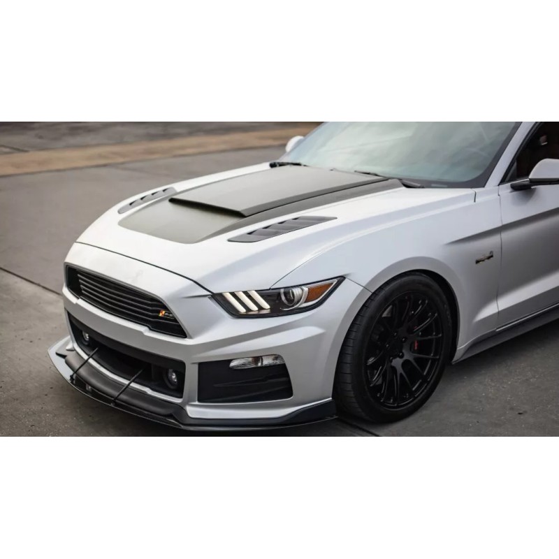 Mustang 2x Mustang Roush P-51 Jet Side Fender Emblem Badge