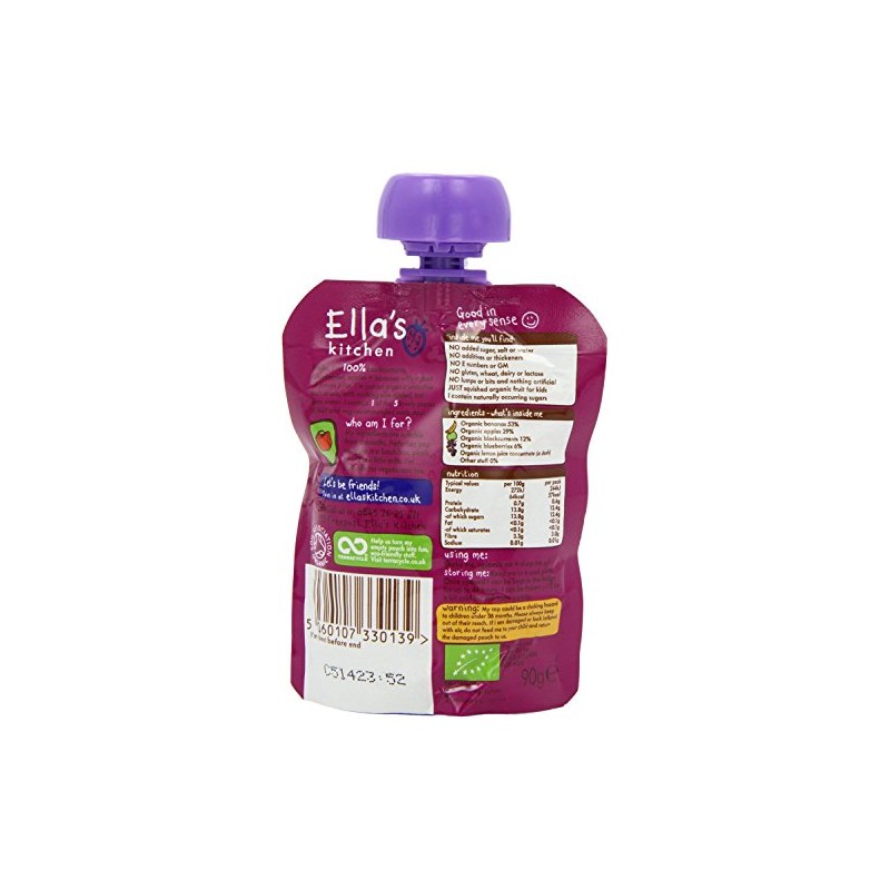 (3 PACK) - Ellas Kitchen - Smoothie Fruit - Purple