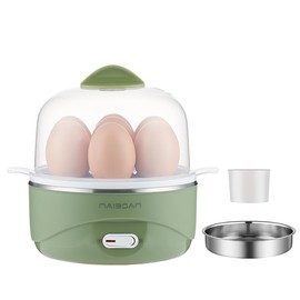 Naibsan 7 Egg Capacity Egg Cooker For Hard Boiled Eggs, Egg Cooker Electric, Medium, egg Poacher, Rapid Egg Boiler With Auto Shut Off, Electric Food Steamer For Cooking Vegetables, Egg boiler.