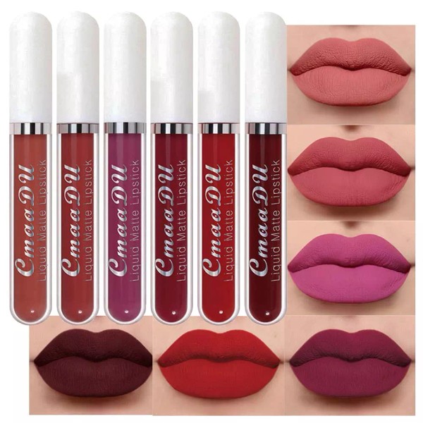 Does not apply 6 Pcs LPiz Labial Larga Duracion Pintalabios