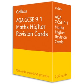 AQA GCSE 9-1 Maths Higher Revision Cards: Ideal for the 2025 and 2026 exams (Collins GCSE Grade 9-1 Revision)