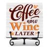 OXRUN Coffee Bar Decor, Farmhouse Kitchen Table Decor, Coffee and