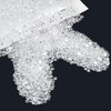 qiipii 8000PCS 3mm Transparent Resin Rhinestones for Crafting Clear Flatback