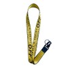 Fashion Letter Keychain Lanyard Industrial Canvas Phone Lanyard Wristlet Keychain