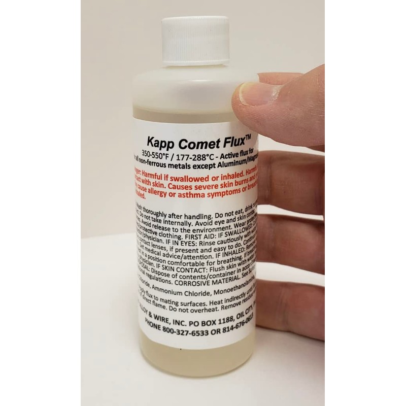 Kapp Comet Flux for Low Temperature Soldering of Copper, Brass,
