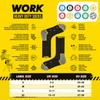 SOXCO WORK Socks for Men Crew Length Black Heavy Duty