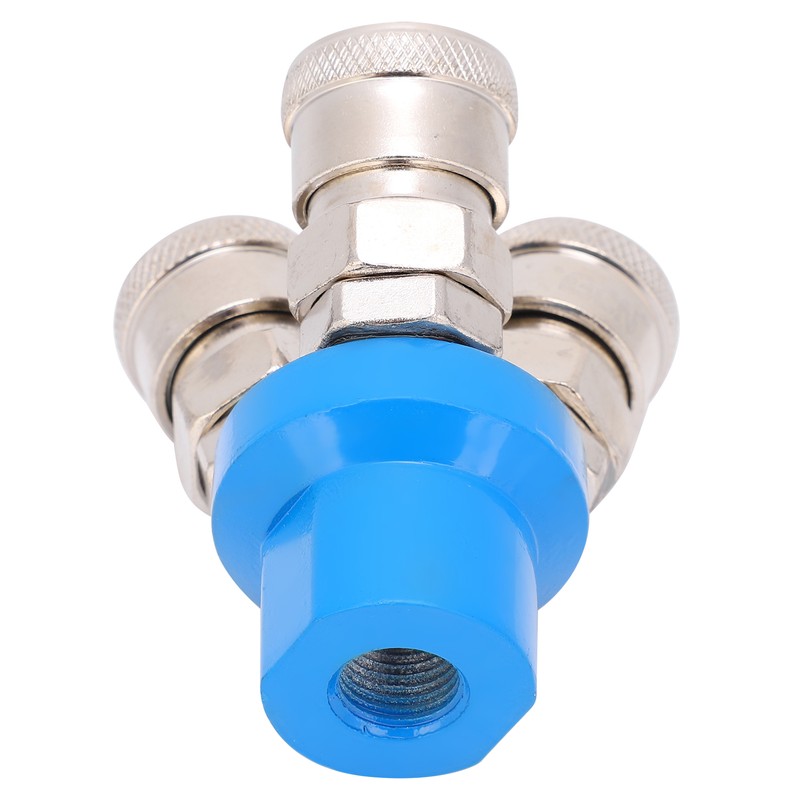 3Pcs 3Way Air Quick Coupling CType Round Tee Pneumatic Connector