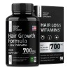 Bloquedor Dht Con Biotina, Colageno, Zinc, 700mg Hecho Usa Sabor Sin Sabor