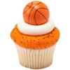 Basketball Cupcake Rings - 12 ct