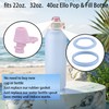 2 Sets ubber Seal Replacement for Ello Pop & Fill