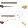 Raomide RAOMEIDE 32인치 대형 핫도그 로스팅 스틱 스모어스 파이어 피트