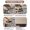 Piskyet Dog Crate Topper Wood Countertop for 48 42 36