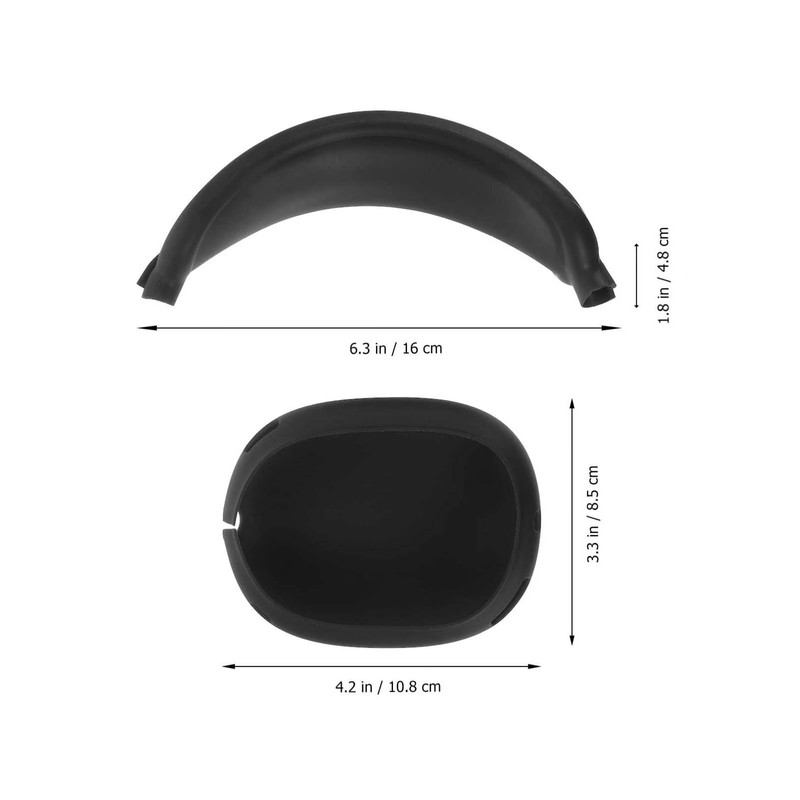KOMBIUDA 1 Set TPU Headphone Cushion Headband Cover for Scratch