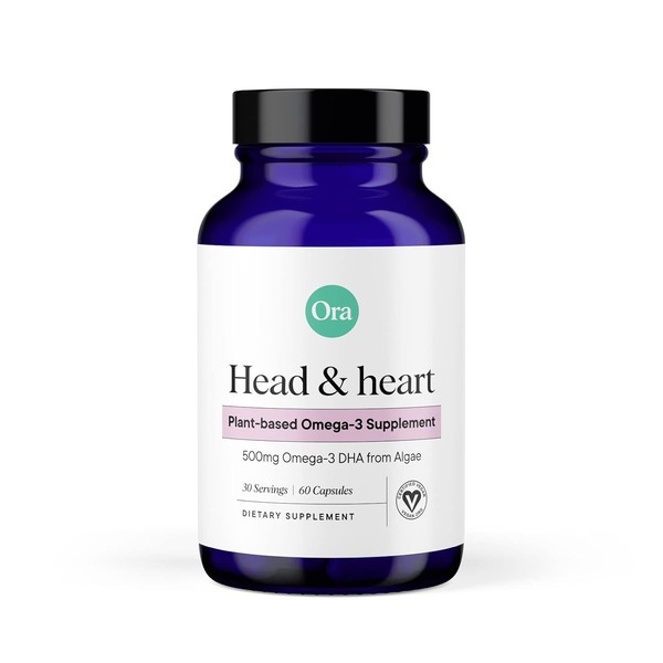 Ora Organic DHA Omega 3 Suplemento Vegano, sin gluten DHA