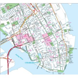 Charleston, South Carolina Street Map