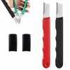 2Pcs Garden Tool Sharpener - Blade Sharpener for Garden Tools,
