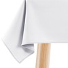Filumi Tablecloth 140 x 200 cm White Washable for Indoor