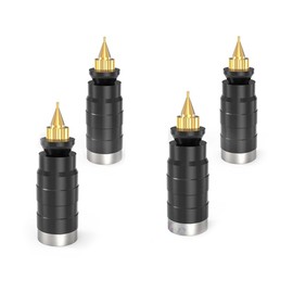 Soldering Helping Hand PCB Circuit Board Holder ESD Safe - Metal Magnetic Fixture Tower Spring Clamp PCB Holder Fixtute for Circuit Boards Repairing Soldering Desoldering Rework,Black,4Pcs