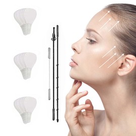 Pack of 120 Face Lifting Tape, Face Tape Tools for Face, Invisible Lift Face Stickers, Face Lift Patch, Invisible V-Shape Face Face, Neck and Eye Lift for a Perfect Face