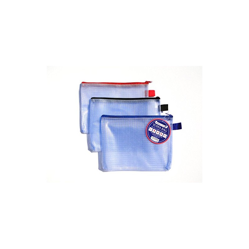 A5 Tuff Bag Zip Wallet Clear Plastic Wallets Zipped Pouch