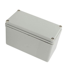 YXQ 160 x 80 x 95mm Junction Box Electrical Project IP65 Waterproof DIY ABS Power Outdoor Case Enclosure Gray (6.3 x 3.2 x 3.7 inches)